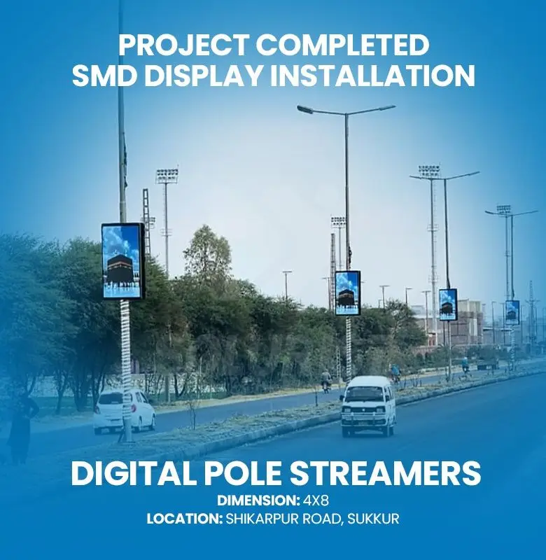 Digital Pole Streamers Sukkur