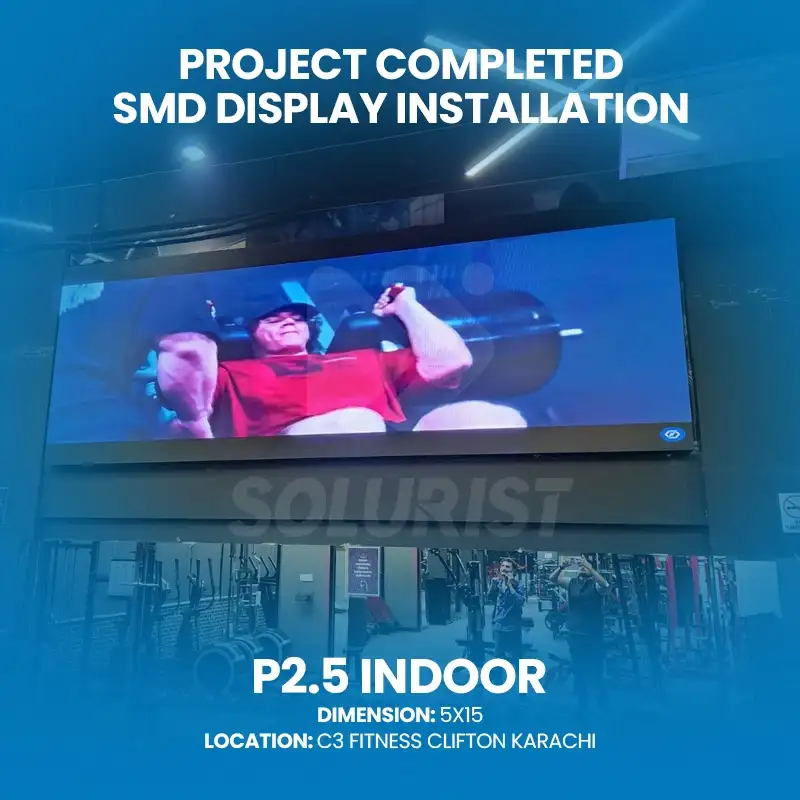 P2.5 SMD Screen Indoor C3 Fitness