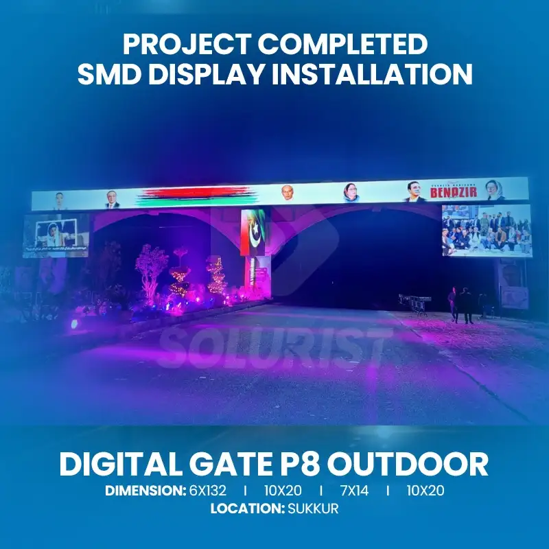 P8 Digital Gate Outdoor SMD Screen (Sukkur)