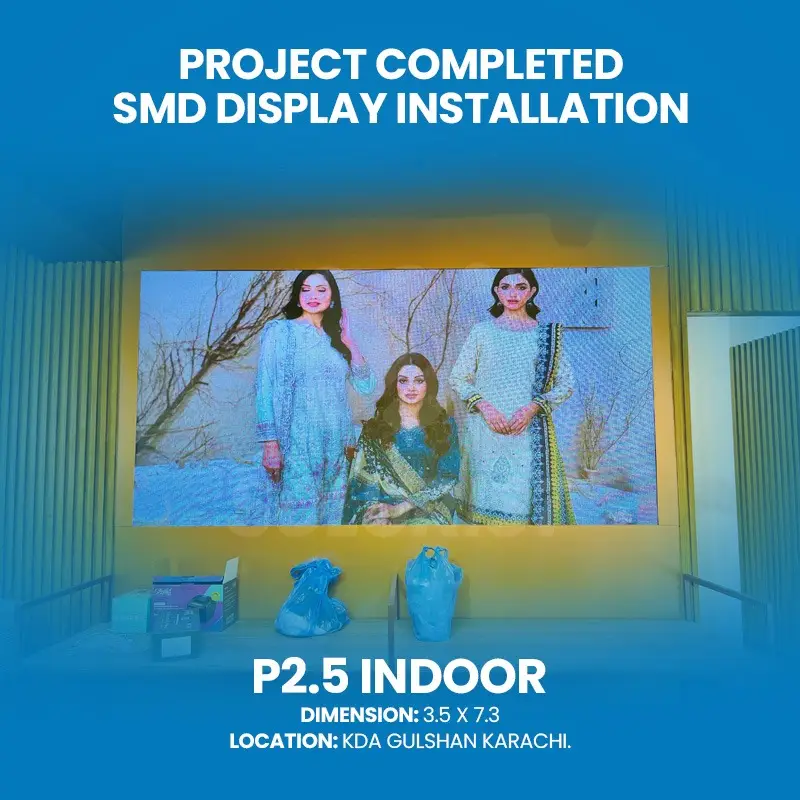 P2.5 Indoor SMD Screen (KDA Gulshan, Karachi)